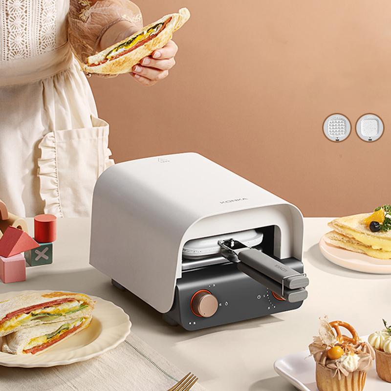 

Bread Makers Multifunctional Hong Kong Bubble Waffle Maker Breakfast Machine Italian Home Toaster Cake