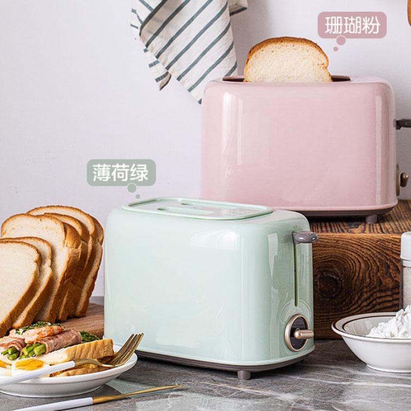 

Bread Makers Pink Green Multi-functional Breakfast Toaster Mini-toaster