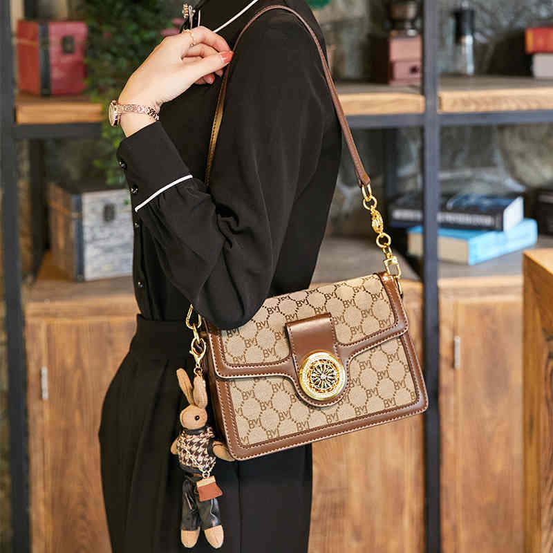 

new spring lucky tiktok bump into the color bag, female voice, live broadcast bag Purses_307I, Gray