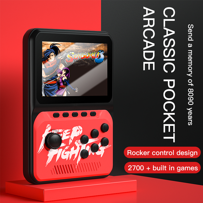 Joueurs de jeux portables NX-35 console de jeux portable 3,5 pouces 1700 jeux avec emballage de boîte-cadeau