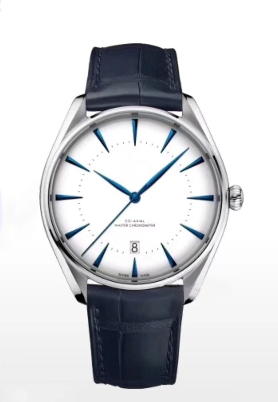 

Suit men's mechanical watch Equipped with 821A high-quality movement automatic winding operation can be deeply waterproof watch 39.5 mm, Silver