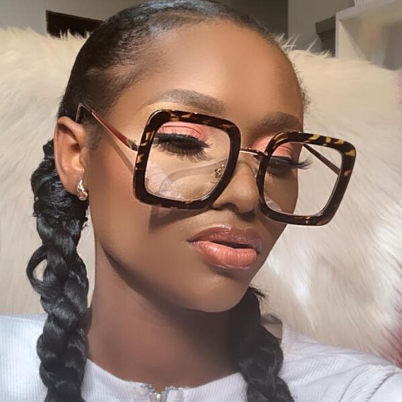 

Fashion Sunglasses Frames Blue Light Glasses Women Oversize Computer 2022 Gaming Goggles Clear Lens Men Suqare Big Frame Flat Mirror Eyeglas