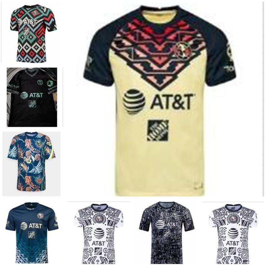 

liga mx 22 23 Club America third Soccer Jerseys GIOVANI CACERES R.MARTINEZ HENRY F.VIÑAS 2021 2022 2023 home away 3rd Camisas men Football Shirt Pre-Match top uniforms, Training