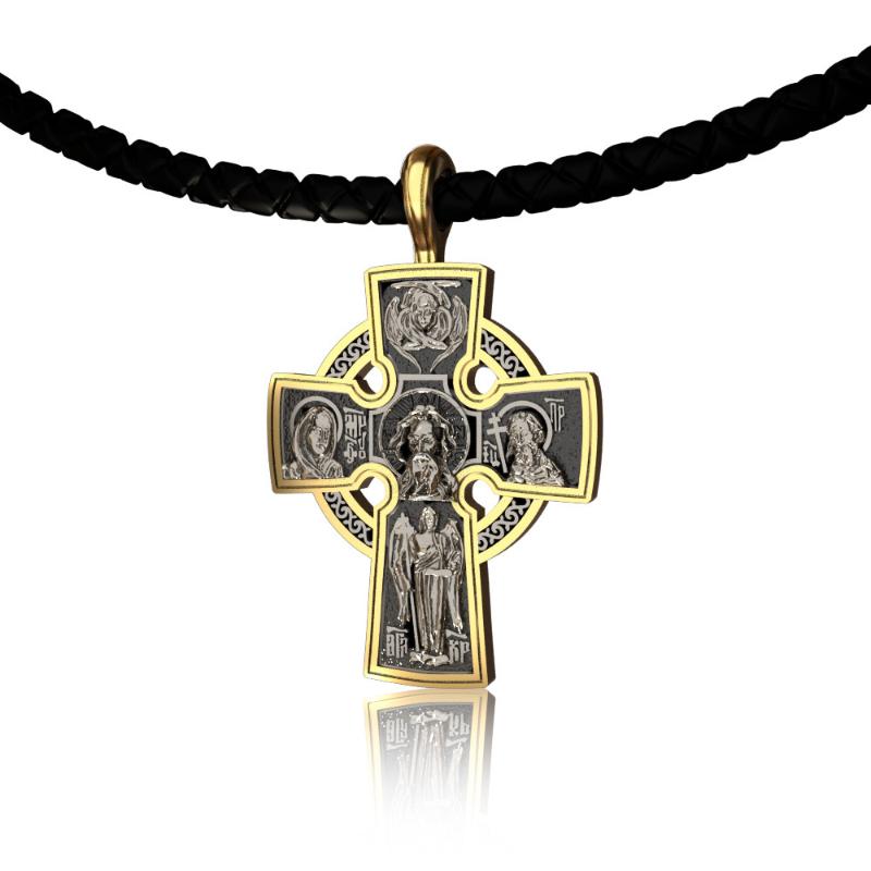 

Chains Fashion Retro Big Cross Pendant Necklace European And American Hip Hop Punk Jewelry
