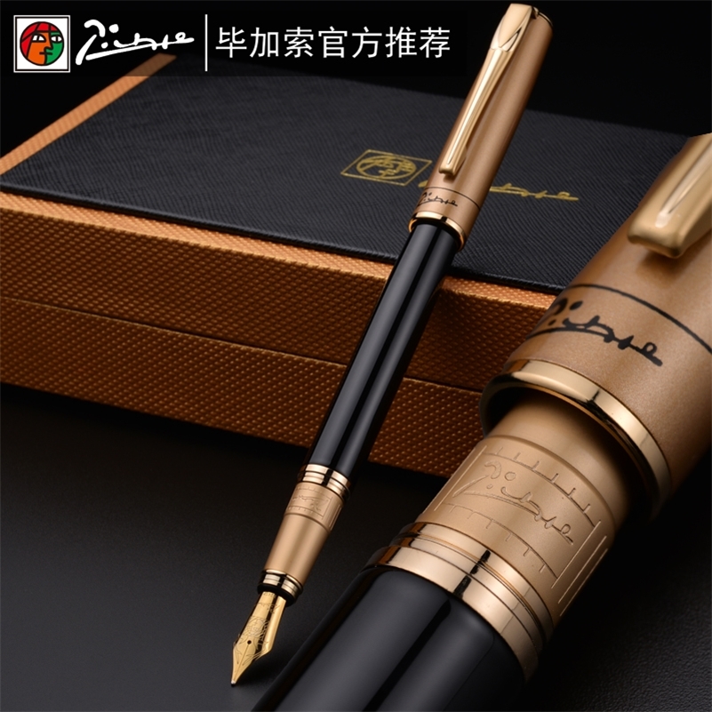 

Picasso 906 High Quality Fountain Pen calligraphy Pen Business Gifts 0.5mm1.0mm Nib 220809, Red