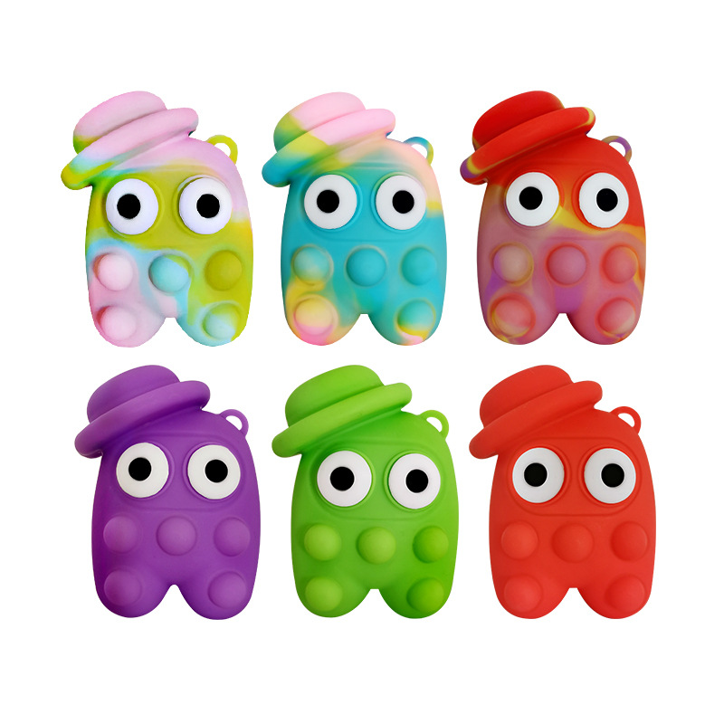 

Kneading Fidget Toys 3D Astronaut Protruding Eye Ball Three-Dimensional Puzzle Decompression Toy Children's Gifts