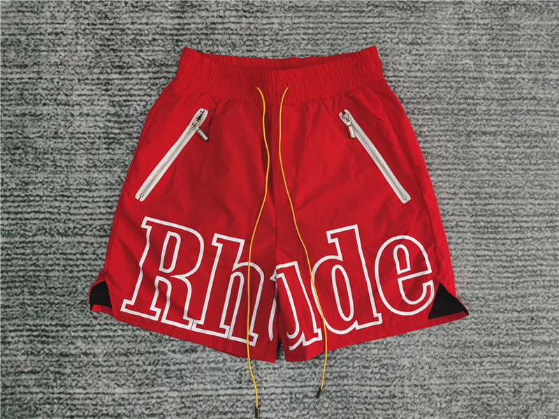 

2021ss Men Women Quality Loose Print Shorts Nylon Mesh Drawstring Zipper Short, New