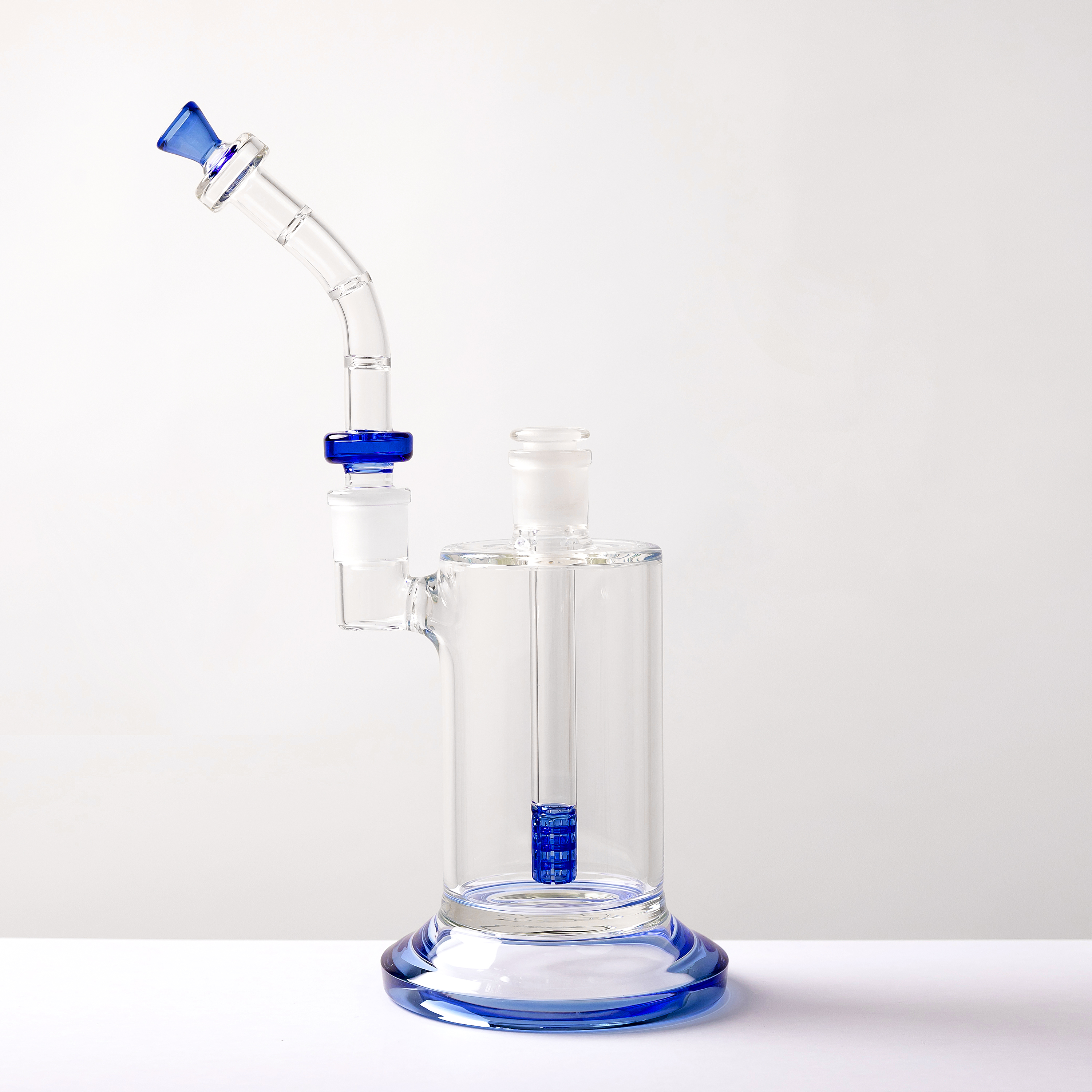 Hookahs Smoking Accessories glass bong bongs ash catcher Limited edition Blue hookah Oil drill pipe Ice Trap Classic Hookah 11.8 inches-image-764413855