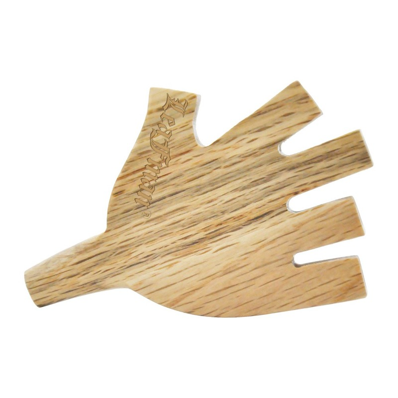 Wooden 5 finger pipes portable wooden velvet bag packaging tobacco smoking pipe bender-image-787958529