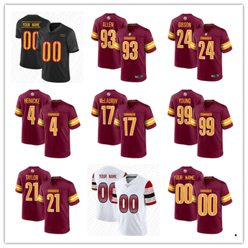 

custom Washington''Commanders''Men women 17 Terry McLaurin 99 Chase Young 11 Carson Wentz 24 Antonio Gibson 1 Jahan Dotson 26 Landon Collins Football Jerseys, Color