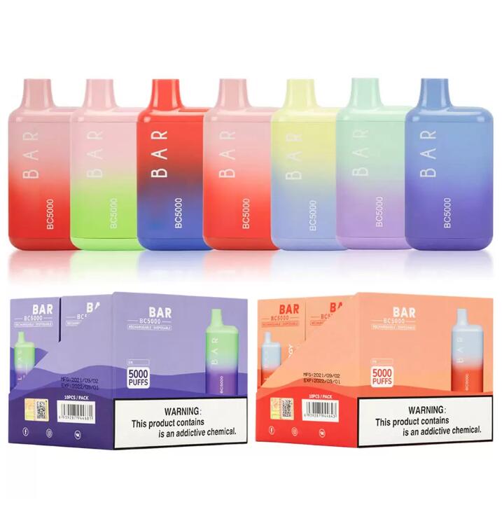 

Elf Bar 5000 puff elfbar disposable vape E Cigarette 13ml Prefilled 650mAh Battery 5000puffs Single Box Elux Legend plus xxl