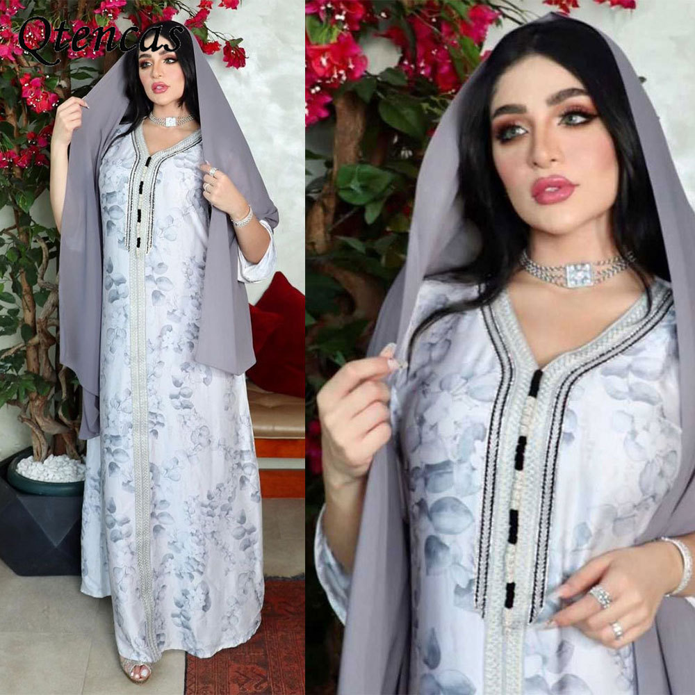 

Eid Abaya Dubai Turkey Muslim Hijab Dress Abayas for Women African Indian Maxi Dress Islam Jalabiya Caftan Moroccan Kaftan Robe