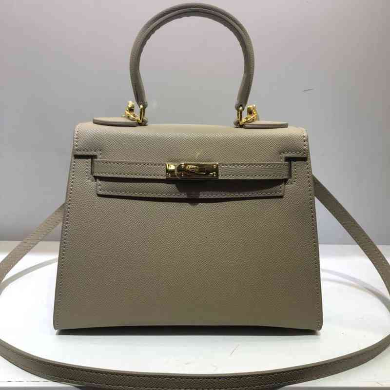 

Original Luxury H Bags 2023 Designer Crossbody Cowhide Women's Bag New Kel1ys Hand Portable One Shoulder Slant PckhBirkins H311, 25 inch khaki