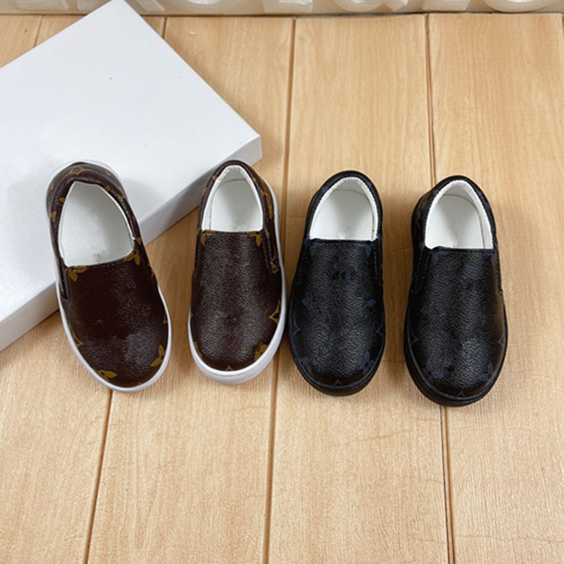 

Vintage Retro Flower Letter Kids Baby Toddler Loafer Slip On Leather Boat Shoes Boys Girls Brands Luxurys Sneakers Outdoor Casual Sport Trainer Boot Low Top Loafers, Fill postage