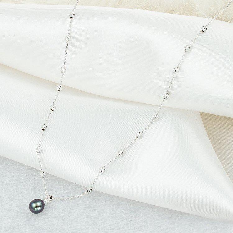 

Chains 14 Set White Top Auriferous With Pearls Necklace