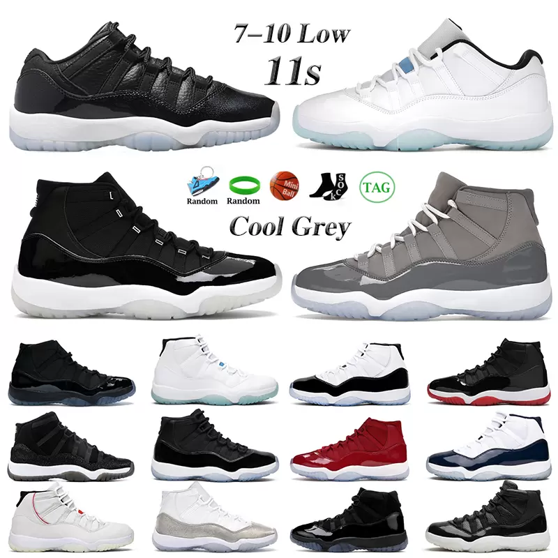 

2022 Jumpman 11 11s Mens Basketball Shoes Animal Instinct Cherry 25th Anniversary Bred Low Concord UNC Cap and Gown Legend Blue Men Women Sports Sneakers With Box, 10
