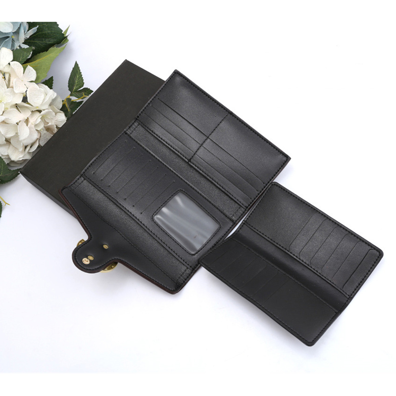 

Women fashion wallet High Quality g designer long wallet credit cards holder luxury purse high-end short wallets with box