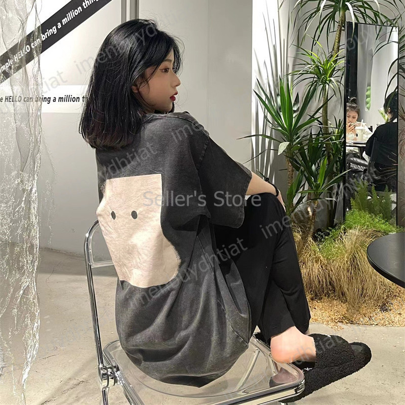 2022 Nordic Luxury Brand AC Studios Summer Summer Short T-shirt Square Souring Face Lavage des hommes et des femmes
