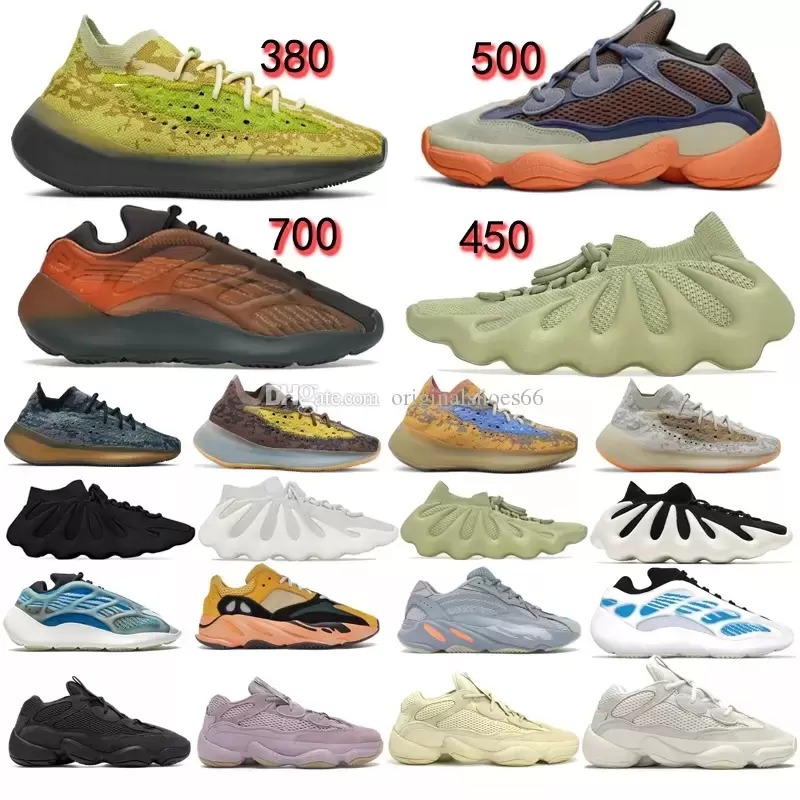 

Mens Womens Running Shoes 700 v2 v3 380 450 500 Dark Slate Resin Fade Carbon Copper Fade Mauve Arzareth Utility Black Soft Vision Enflame Bone White men women sneakers, 02
