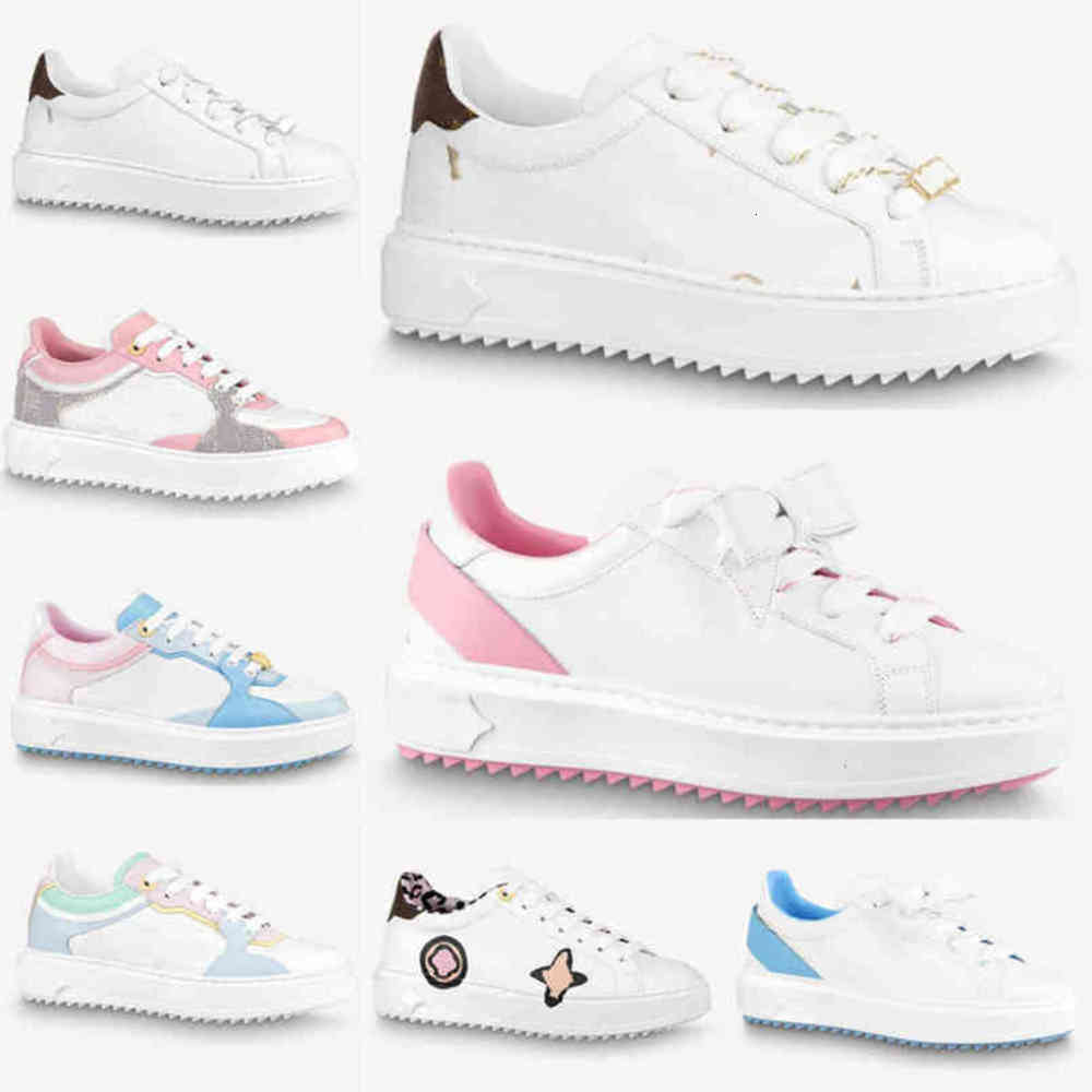 

TIME OUT Designer Sneakers Women Mens Shoes luxury latest Genuine Leather Sneakers Size 35-45 model O9TV