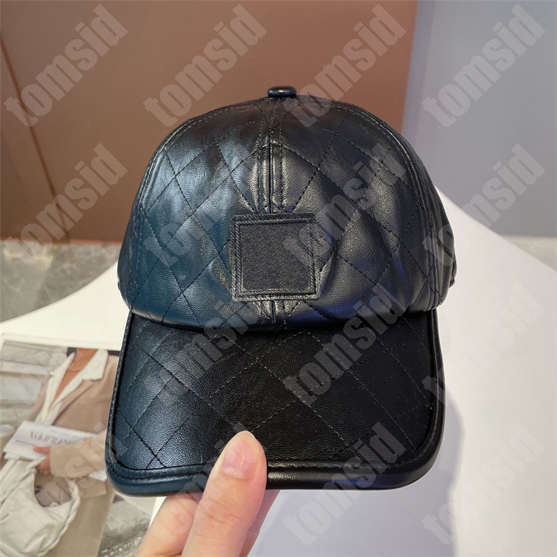 

Leather Baseball Caps For Women Mens Designer Bucket Hat Ball Cap Luxury Fitted Hat High Quality Winter Autumn Casquette Wholesale, C1(double letters)