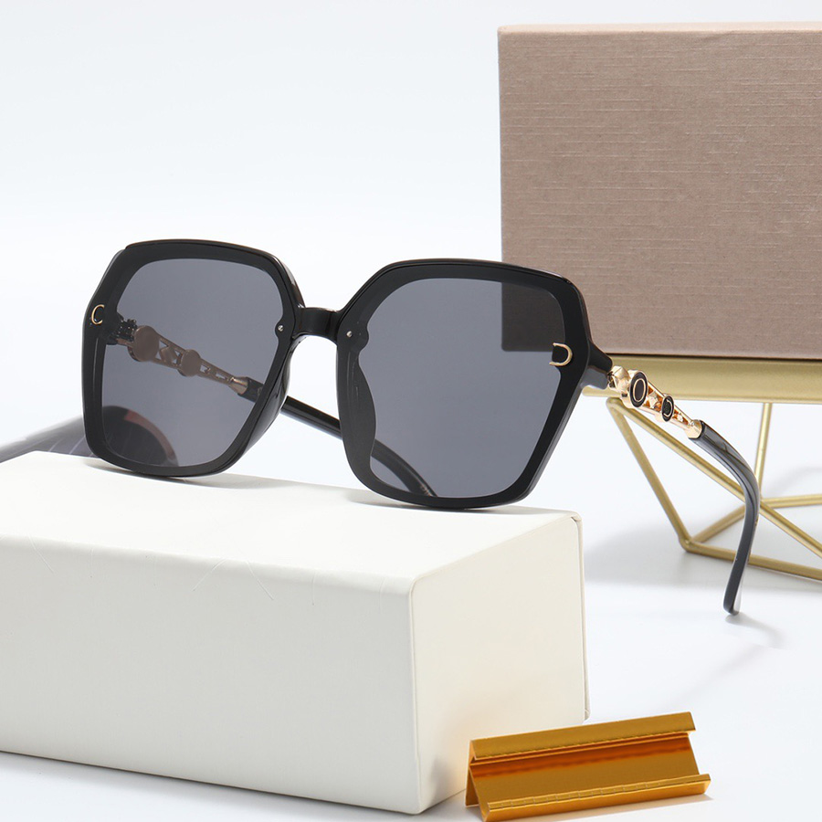 

Luxury Designer Sunglasses Man Woman Summer Beach Sun Glasses Fashion Polygon Full Frame Eyeglasses 5 Colors Optional