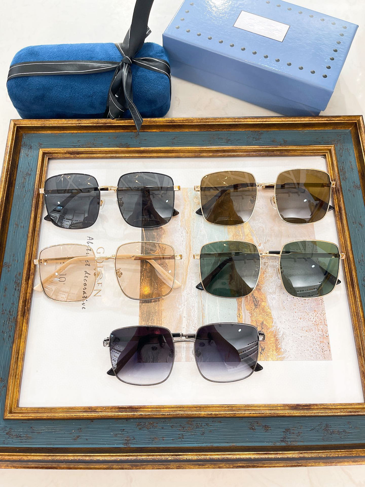 

Men Sunglasses For Women Latest Selling Fashion Sun Glasses Mens Sunglass Gafas De Sol Top Quality Glass UV400 Lens With Random Matching 0852