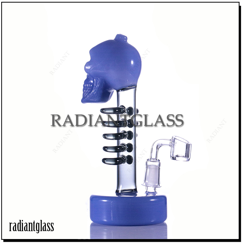

New Hookahs Ghost Head Centipede Glass Bong Water Pipes Bong 3 Colors With 14mm Quartz Banger Accessories