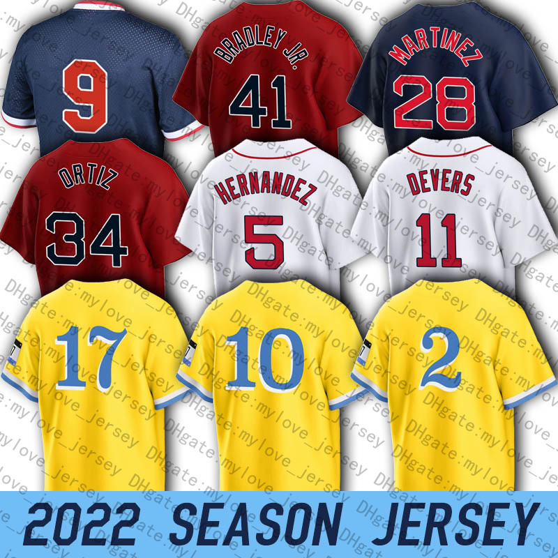 

Rafael Devers Enrique Hernandez Jersey Baseball Boston Alex Verdugo Trevor Story J.D. Martinez Jerseys Jackie Bradley Jr. Bobby Dalbec Christian Vazquez, Man custom jersey (ddh)