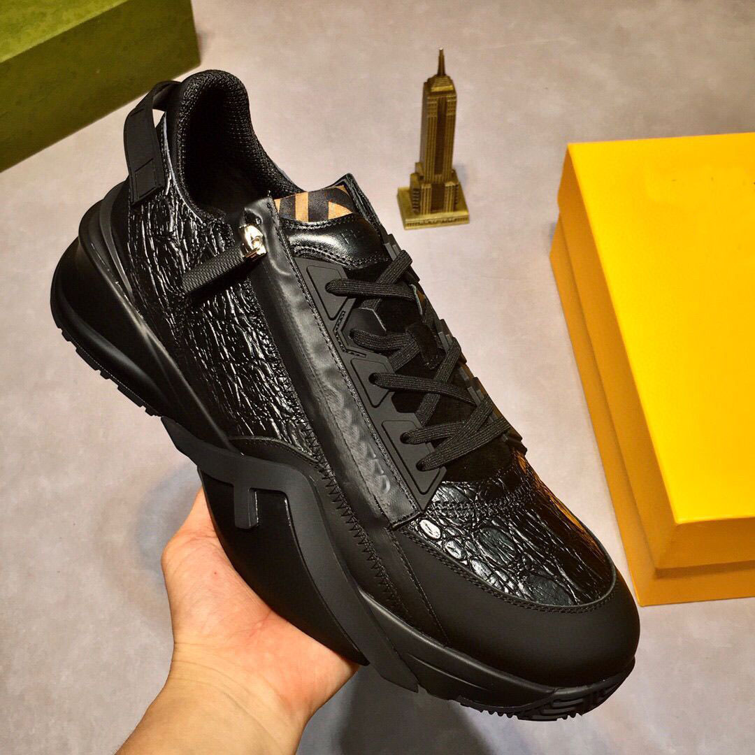 

Luxury Design Sports Shoes FLOW Mesh sneakers Zipper Rubber Runner SoleS Skateboard Walking FLATS Perfect Tech Fabrics Trainers EU38-45, 14