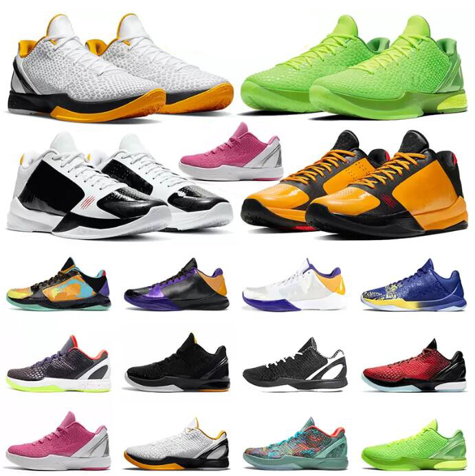 

2022 Mamba 6 Protro Grinch Basketball Shoes Men Mambacita Bruce Lee Big Stage Chaos 5 Rings Metallic Gold Mens Trainers Sports Outdoor Sneakers, Beige