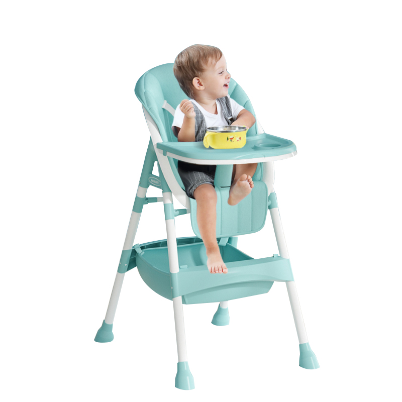 ダイニングチェア多機能組み合わせた調節可能な高さチェアは取り外し可能な食事をして椅子に座ることを学ぶ