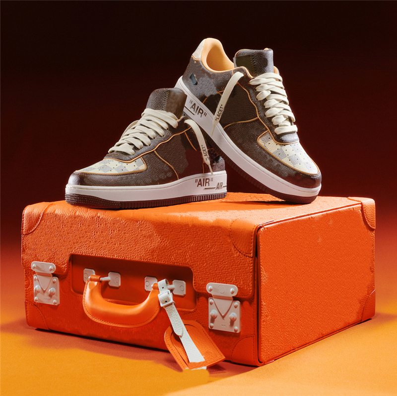 

Designer 1 Low Monogram Brown Damier Azur Authentic Leather Shoes Luxury Classic MS1211 Men Women Forces With Original Suitcase Box Walking Jogging Trainers