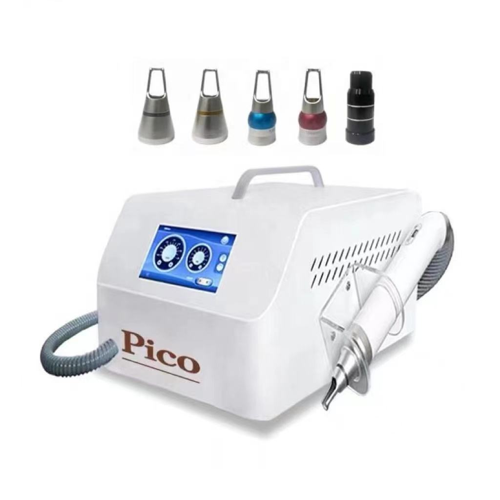Portable scar pigment removal q-switch nd yag picosecond laser tattoo removal machine