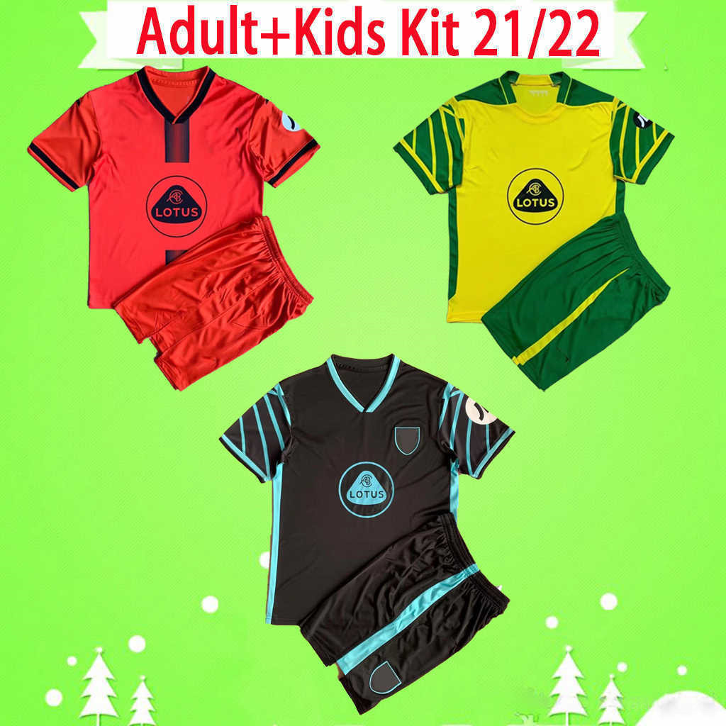 Adult Kids Kit shorts 21 22 Nor 2021 2022 HUGILL Soccer Jerseys boys sets ROBERTS PUKKI HERNANDEZ BUENDIA STIEPERMANN football shirts mens-image-776725398
