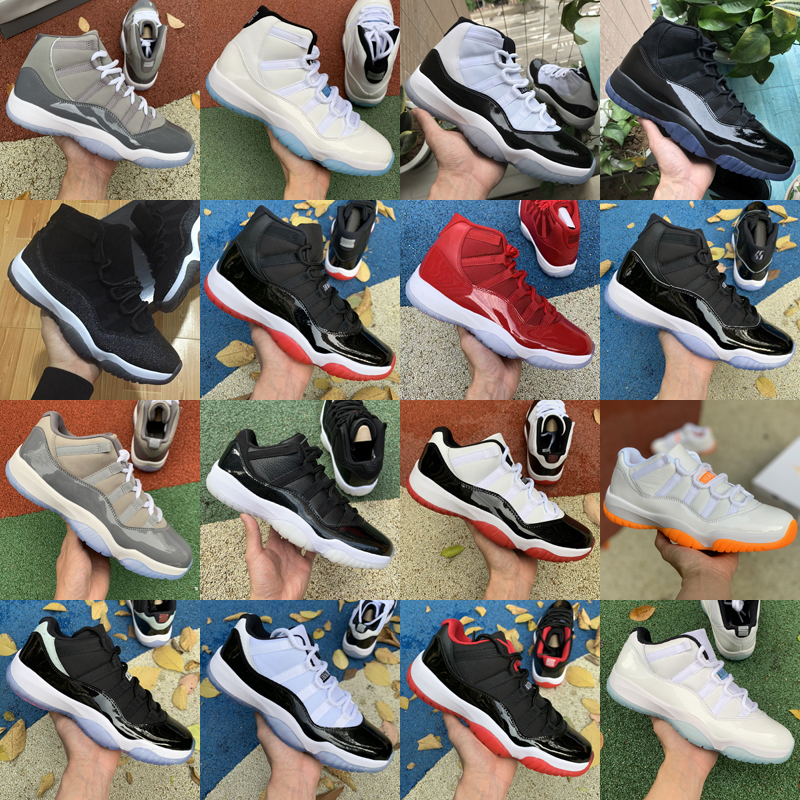 

2022 High Jumpman 11 OG 11s Mens Basketball Shoes Concord 45 Cool Grey 25th Anniversary University Blue Rose Gold Cap And Gown Men Retro Sneakers Women Trainers Size 13, As photo 32