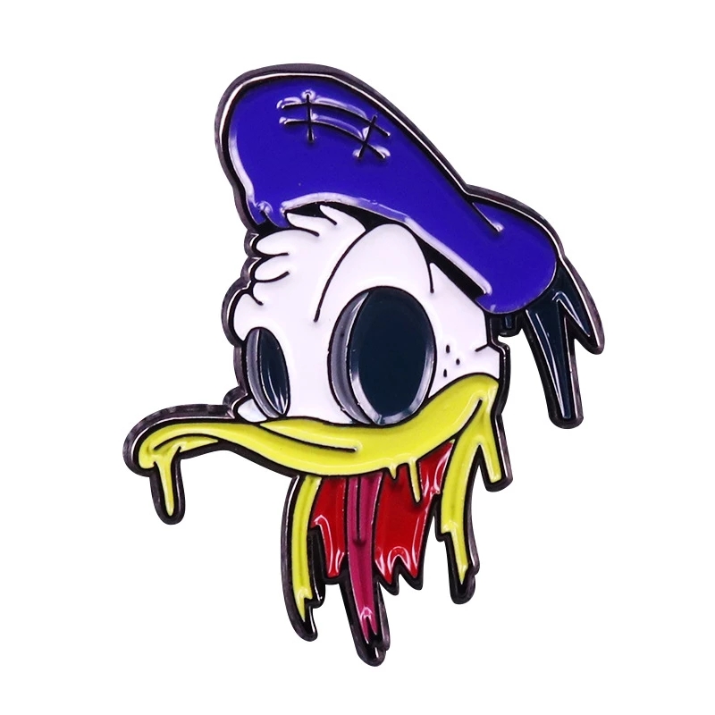 

Cute Skull Hard Enamel Pins Collect Funny Animal Metal Cartoon Brooch Backpack Hat Collar Lapel Badges Fashion Jewelry Gifts, Color #1