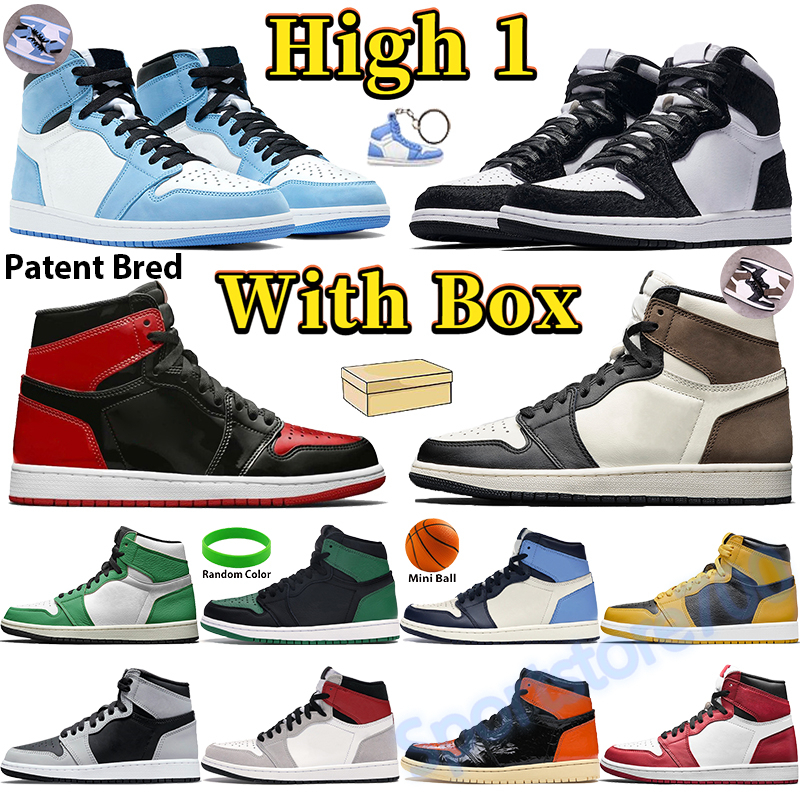 

University blue dark mocha high 1 basketball shoes 1s mens sneakers shadow lucky green UNC patent bred twist black white pollen hyper royal, 08. shadow 2.0