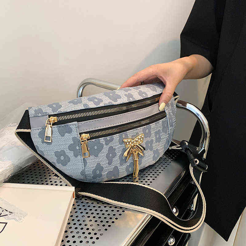 

Fanny packs Breast Women's Ins Fashion Brand Sports Trend Breast Bag Leisure Girls' Waist Bag Fashion Small Women's Messenger Bag 220627, Black