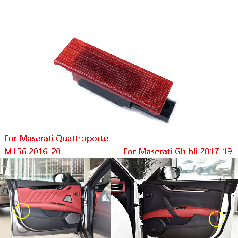 

For Maserati Quattroporte M156 2016-20 Ghibli 2017-19 Front Interior Door Warning Safety Light Courtesy Lamp Light