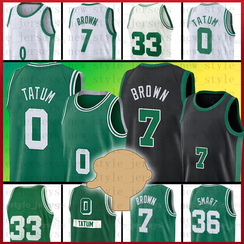 

0 Jayson Men Tatum Basketball Jerseys 7 Jaylen Bostons Brown 36 Marcus Celtices Smart Jersey