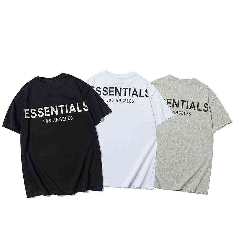 Fashion Essentials Designer Couples t shirts Multi Thread High Street 3m Reflective Short Sleeve Men's and Women's Bf Style Half Cotton
