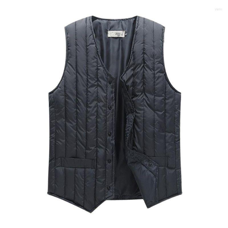 

Man Autumn Plus Size Down Vests Male Winter Oversize Vest Men Spring Warm Doudoune Chaleco Abajo Chaqueta Men's, Black down vests