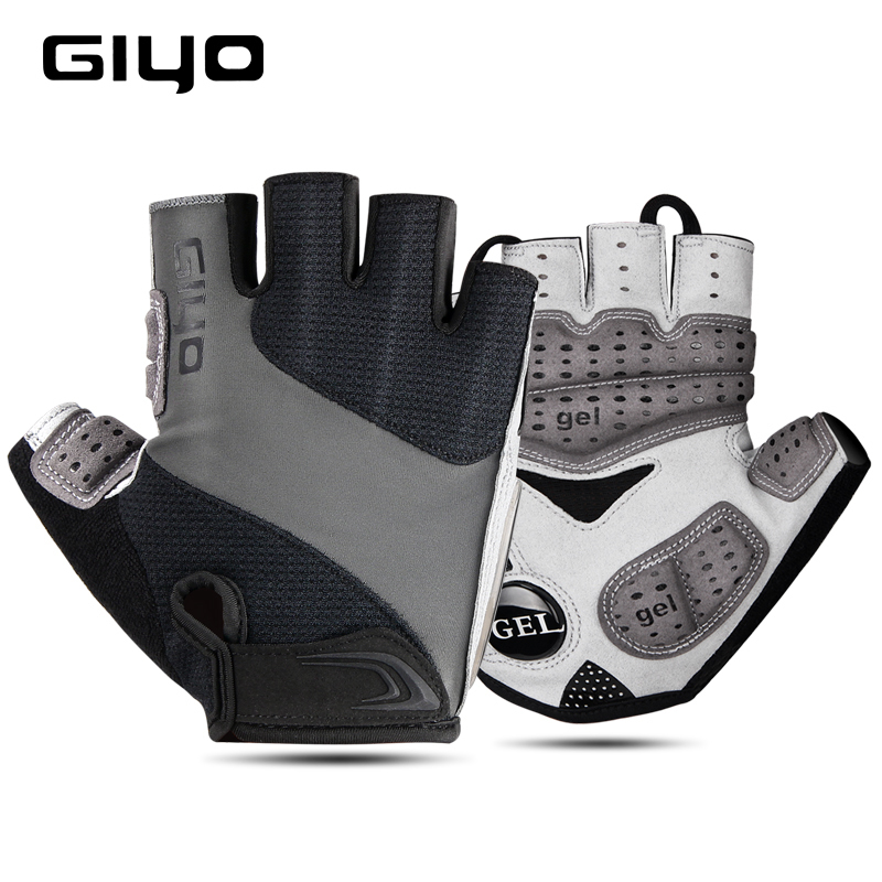 

GIYO Bicycle Gloves Half Finger Outdoor Sports For Men Women Gel Pad Breathable MTB Road Racing Riding Cycling DH 220812