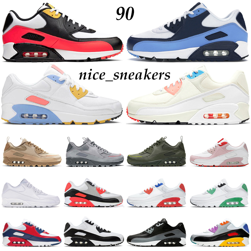 

Top Quality running shoes men women Triple White Black Wolf Grey Bred UNC Infrared mens trainers sport sneakers, #2