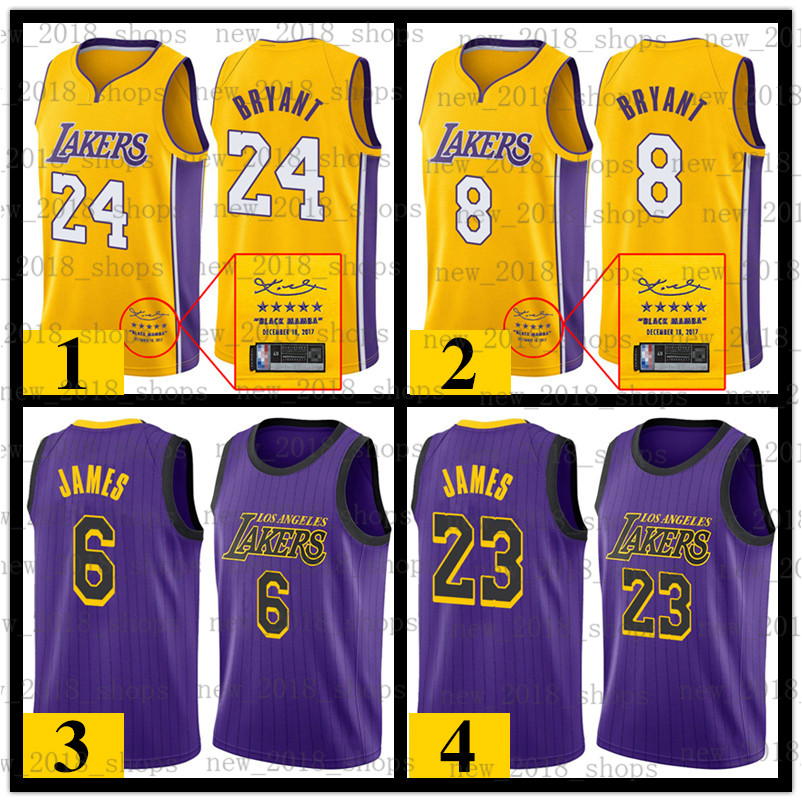 

Los Angeles''Lakers''Kobe''Bryant''basketball jersey LeBron Earvin James Johnson Anthony Shaquille Davis O'Neal Russell 0 Westbrook, Men jersey