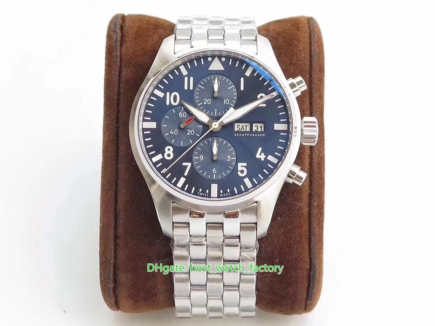 

Hot Selling Super Quality Watches 6 Style 46mm Pilot Top Gun IW371815 IW500916 Calendar Cal.51111 Movement Mechanical Automatic Mens Watch Men's Wristwatches