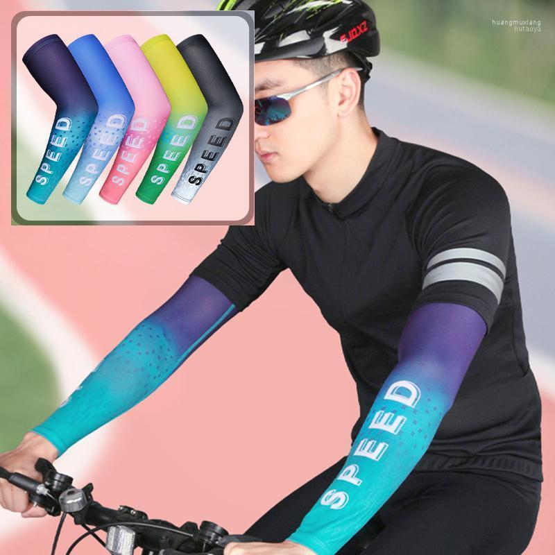 

Elbow & Knee Pads Sports Arm Support Sleeve Sun UV Protection Sleeves With Zippered Phone Bag For Fitness Running &T8, Powder