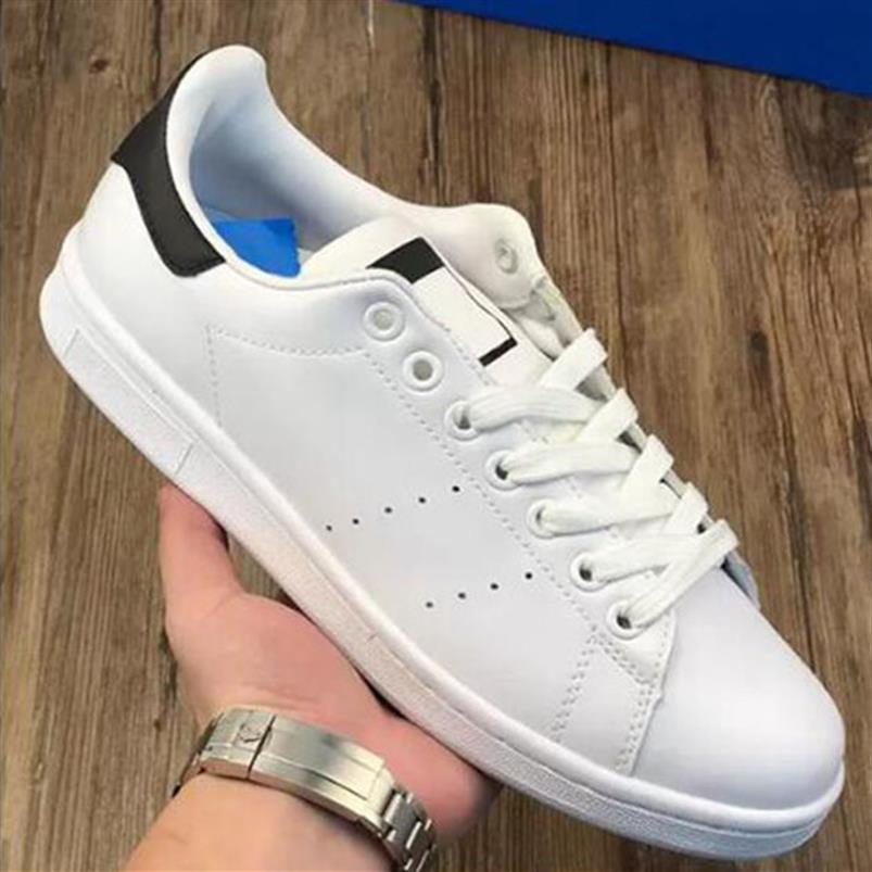 

2022 Newest fashion stan smith men women casual Shoes white black green navy zebra metallic silver pink lush red low mens Sneakers281k