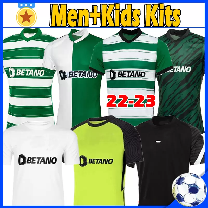 Sportif CP 22/23 Lisboa Soccer Jerseys Lisbon Special Jovane Sarabia Vietto 2021 2022 Sportif Club de Football Shirt Men Kid Kit Maillots de Foot